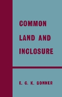 Book Cover for Common Land and Inclosure by ECK Gonner