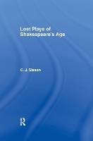 Book Cover for Lost Plays of Shakespeare S a Cb by Charles Jasper Sisson