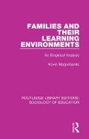 Book Cover for Families and their Learning Environments by Kevin Marjoribanks