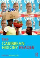 Book Cover for The Caribbean History Reader by Nicola Foote