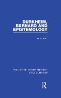 Book Cover for Durkheim, Bernard and Epistemology by Paul Q. Hirst