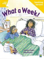 Book Cover for What a Week! Cynthia Rider, Judy Brown. Teaching Version by Cynthia Rider