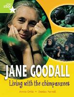 Book Cover for Rigby Star Gui Quest Year 2 Lime Level: Jane Goodall: Living With Chimpanzees Reader Sgle by 