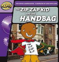Book Cover for The Zip Zap Kid and the Handbag by Alison Hawes, Andrew Rowland