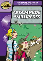 Book Cover for Rapid Phonics Step 3: A Stampede of Millipedes (Fiction) by Anthony Robinson