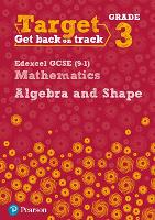 Book Cover for Target Grade 3 Edexcel GCSE (9-1) Mathematics Algebra and Shape Workbook by Katherine Pate