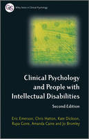 Book Cover for Clinical Psychology and People with Intellectual Disabilities by Eric (Hester Adrian Research Centre, University of Manchester, and Lancashire Clinical Psychology Training Course, UK) Emerson