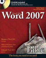 Book Cover for Microsoft Word 2007 Bible by Herb Tyson