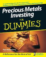 Book Cover for Precious Metals Investing For Dummies by Paul Mladjenovic