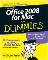 Book Cover for Office 2008 for Mac For Dummies by Bob LeVitus