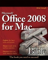 Book Cover for Microsoft Office 2008 for Mac Bible by Sherry Web Developer Kinkoph Gunter, Jennifer Ackerman Kettell, Greg Kettell