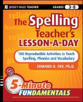 Book Cover for The Spelling Teacher's Lesson-a-Day by Edward B. (Laguna Beach, California) Fry