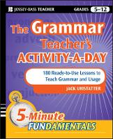 Book Cover for The Grammar Teacher's Activity-a-Day: 180 Ready-to-Use Lessons to Teach Grammar and Usage by Jack (Cold Spring Harbor School District in Long Island, New York) Umstatter