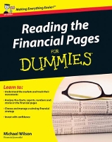 Book Cover for Reading the Financial Pages For Dummies by Michael Wilson