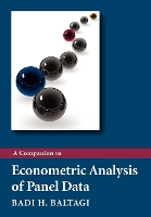 Book Cover for A Companion to Econometric Analysis of Panel Data by Badi H Baltagi