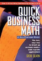 Book Cover for Quick Business Math by Steve Slavin
