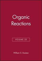 Book Cover for Organic Reactions, Volume 20 by William G Dauben