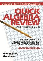 Book Cover for Quick Algebra Review by Peter H. Selby, Steve Slavin