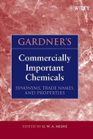 Book Cover for Gardner's Commercially Important Chemicals by G. W. A. Milne