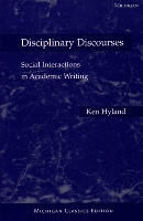 Book Cover for Disciplinary Discourses by Ken Hyland