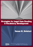 Book Cover for Strategies for Legal Case Reading and Vocabulary Development by Susan M. Reinhart