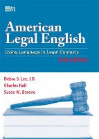 Book Cover for American Legal English by Debra S. Lee, Charles Hall, Susan M. Barone