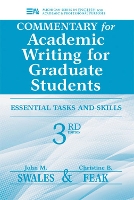 Book Cover for Commentary for Academic Writing for Graduate Students by John M. Swales, Christine B. Feak