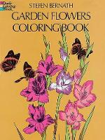 Book Cover for Garden Flowers Coloring Book by Stefen Bernath