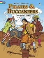 Book Cover for Pirates & Buccaneers Coloring Book by Peter F Copeland