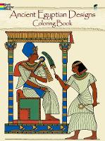 Book Cover for Ancient Egyptian Designs Coloring Book by Ed, Jr. Sibbett