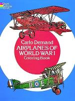 Book Cover for Airplanes of World War I Coloring Book by Carlo Demand