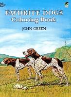 Book Cover for Favorite Dogs Coloring Book by John Green