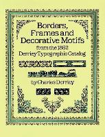 Book Cover for Borders, Frames and Decorative Motifs from the 1862 Derriey Typographic Catalogue by Charles Derriey