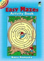 Book Cover for Easy Mazes Activity Book by Anna Pomaska