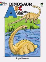 Book Cover for Dinosaur ABC Coloring Book by Llyn Hunter