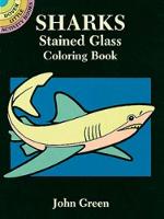 Book Cover for Sharks Stained Glass Coloring Book by John Green