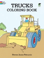 Book Cover for Trucks Coloring Book by Steven James Petruccio