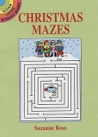 Book Cover for Christmas Mazes by Suzanne Ross