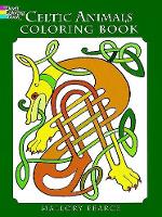 Book Cover for Celtic Animals Colouring Book by Mallory Pearce