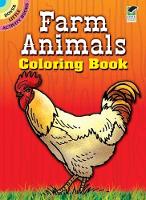 Book Cover for Farm Animals Coloring Book by Lisa Bonforte