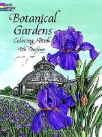Book Cover for Botanical Gardens Coloring Book by Dot Barlowe