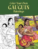 Book Cover for Color Your Own Gauguin Paintings by Marty Noble