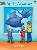 Book Cover for At the Aquarium Colouring Book by Cathy Beylon