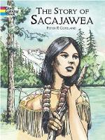 Book Cover for Story of Sacajawea Colouring Book by Peter Copeland