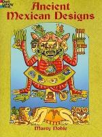 Book Cover for Ancient Mexican Designs Colouring Book by Marty Noble