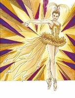 Book Cover for Ballet Costumes Coloring Book by Brenda Sneathen Mattox