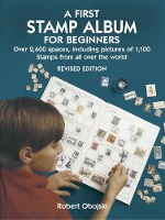 Book Cover for A First Stamp Album for Beginners by Robert Obojski