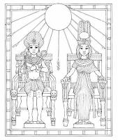 Book Cover for King Tut Coloring Book by Patricia J. Wynne