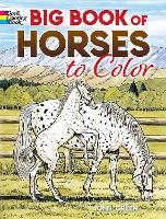 Book Cover for Big Book of Horses to Color by John Green