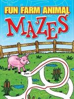 Book Cover for Fun Farm Animal Mazes by Fran Newman-D'Amico